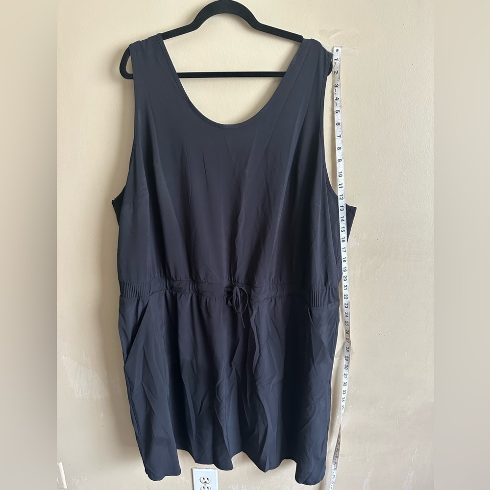 All in Motion Black Midi Activewear Dress Size 4X Women Plus - Picture 3 of 6